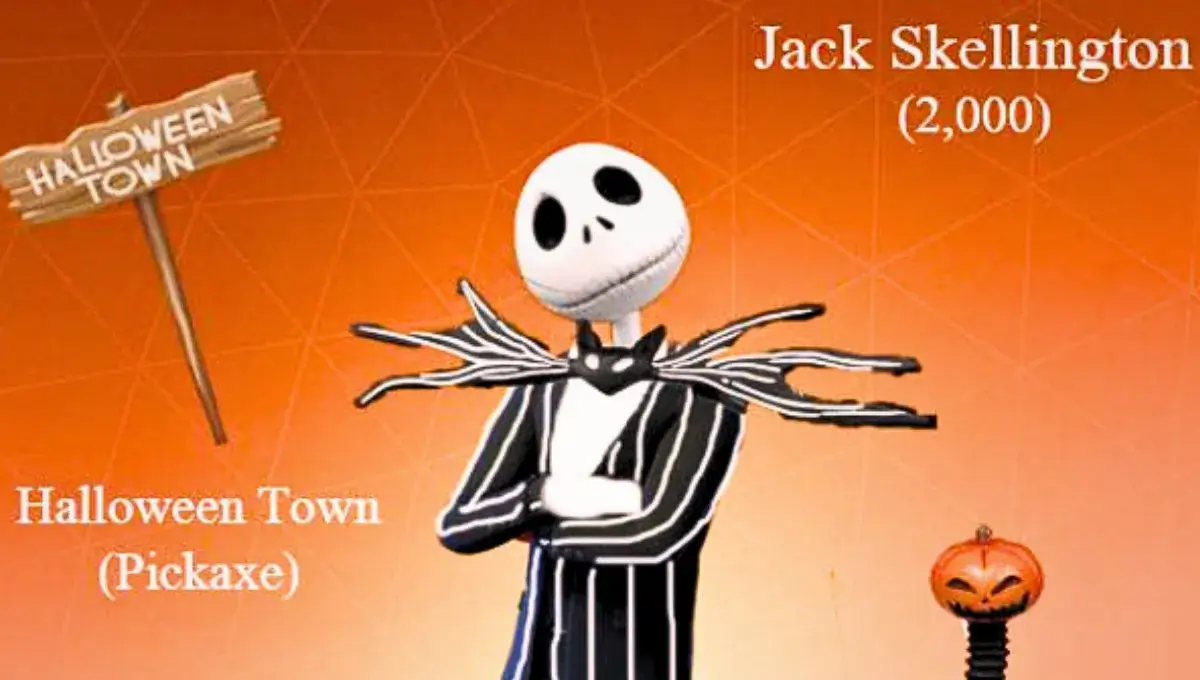 Jack Skellington Haunts Fortnite for Halloween